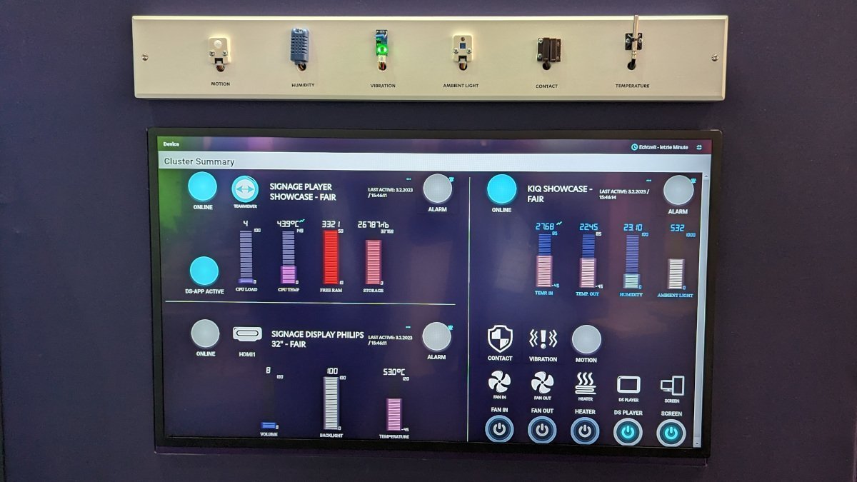 Example of remote management control from German integrator Accenta (Picture: invidis)