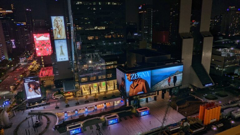 DooH Free Zone in Gangnam Seoul (Foto: invidis)