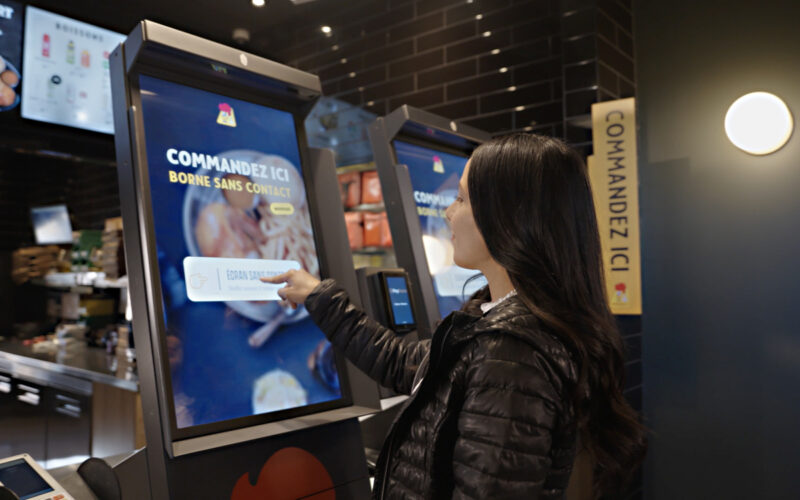 AirXtouch non-touch order kiosks in Canada (Photo: Inui)