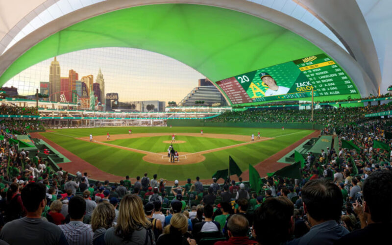 Visualisations of the stadium plans for the Oakland Athletics (Photo: Oakland Athletics)