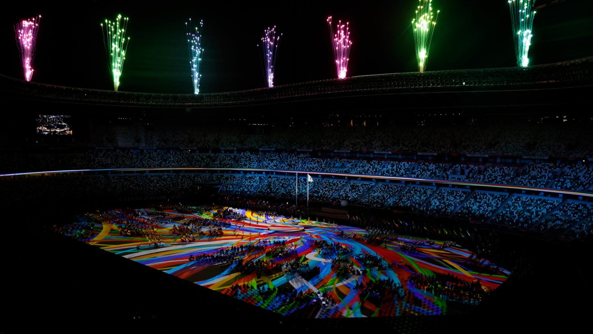 Panasonic projectors at Tokyo 2020 Olympics (Image: IOC/Panasonic)