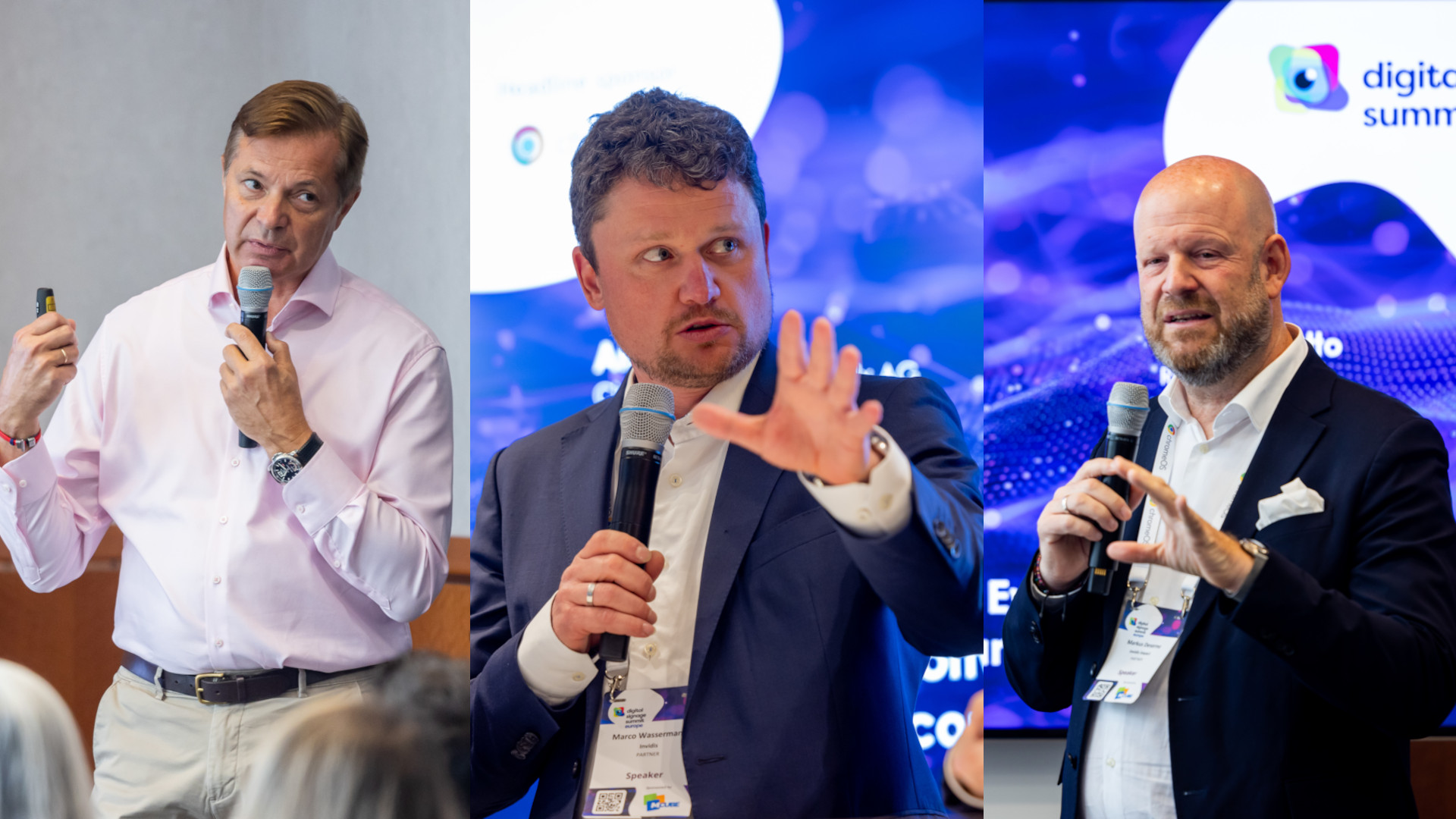 The experts of invidis impact (from left to right): Daniel Oelker, Marco Wassermann, Markus Deserno (Photos: Maarten Schuth/invidis)