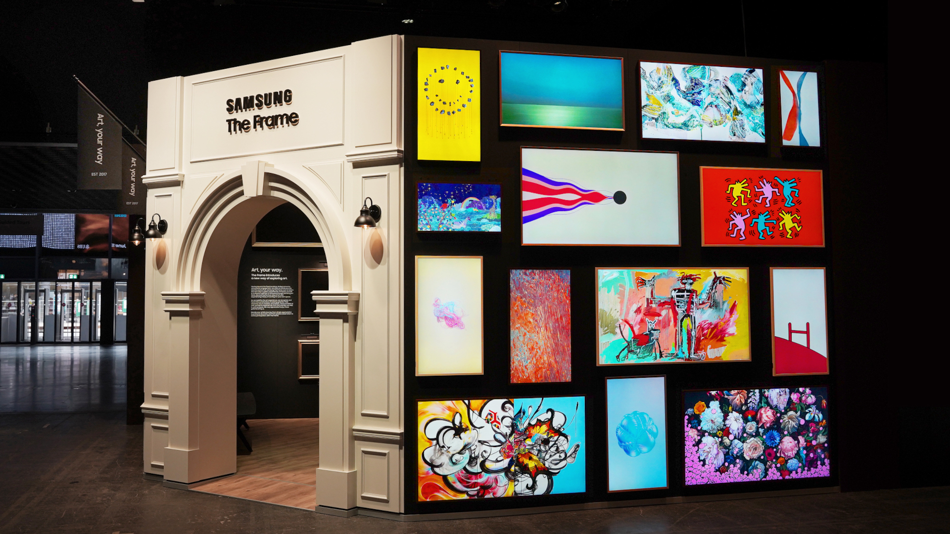 Samsung The Frame Lounge at Art Basel (Image: Samsung)