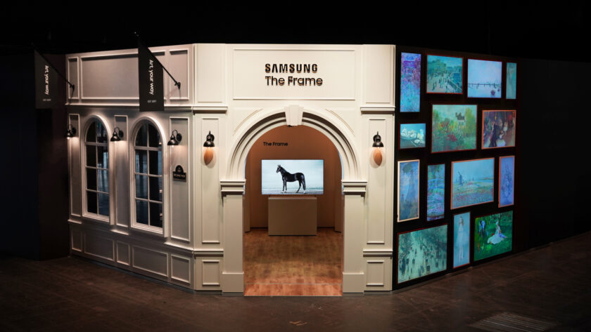 Samsung The Frame Lounge at Art Basel (Image: Samsung)