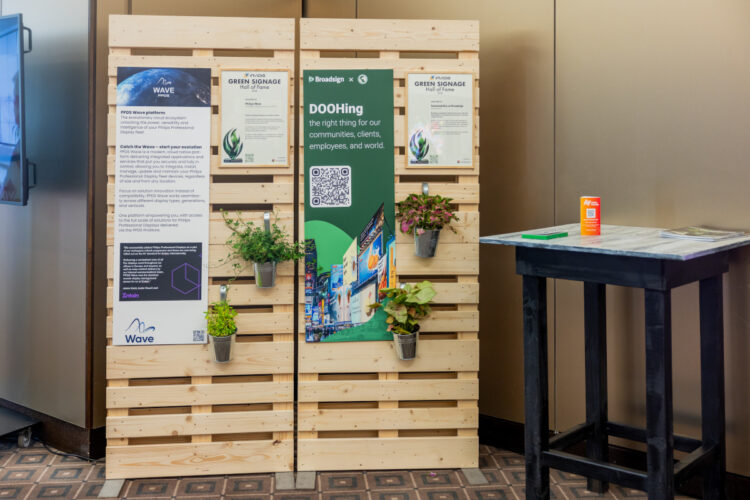 Broadsign is one of the two software companies in the Green Signage Hall of Fame. (Photo: Maarten Schuth/invidis)