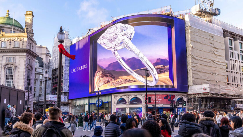 The most iconic DooH inventory from Ocean: Piccadilly Lights (Photo: Ocean Outdoor Group)