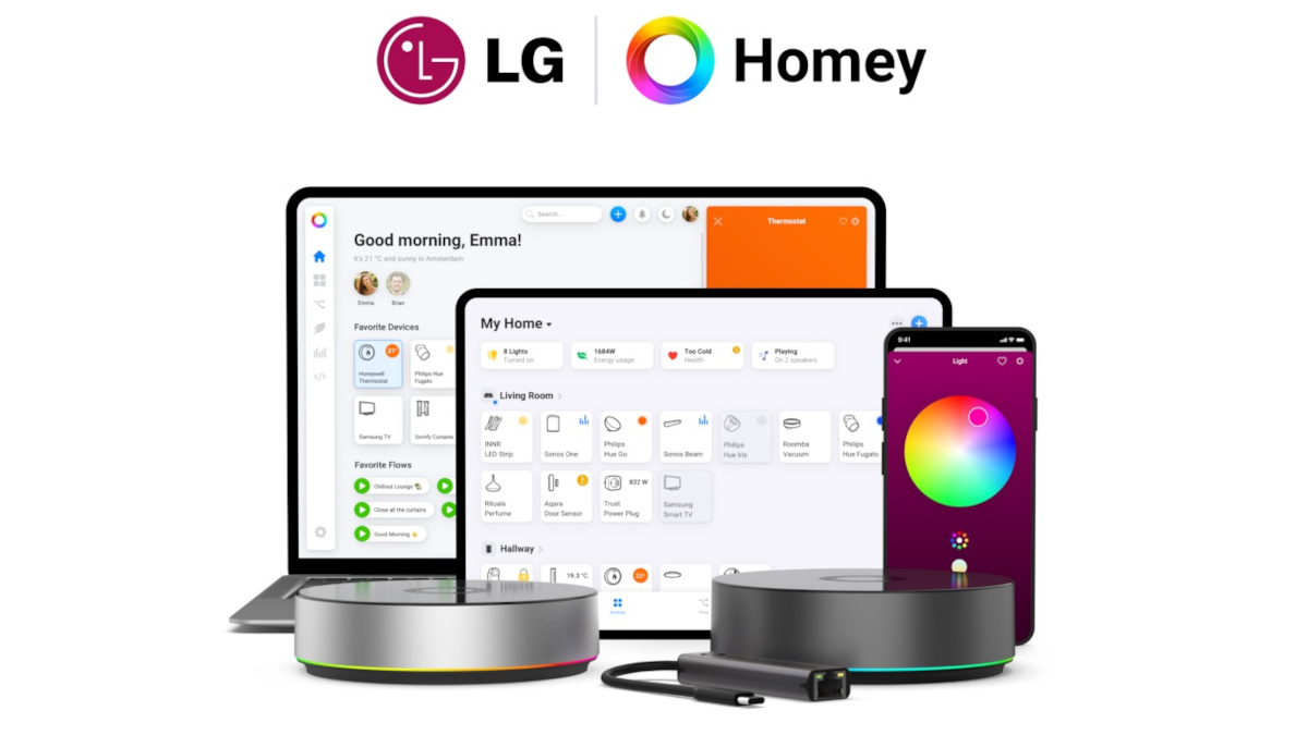 LG acquires majority stake in IoT platform Homey. (Photo: Homey)