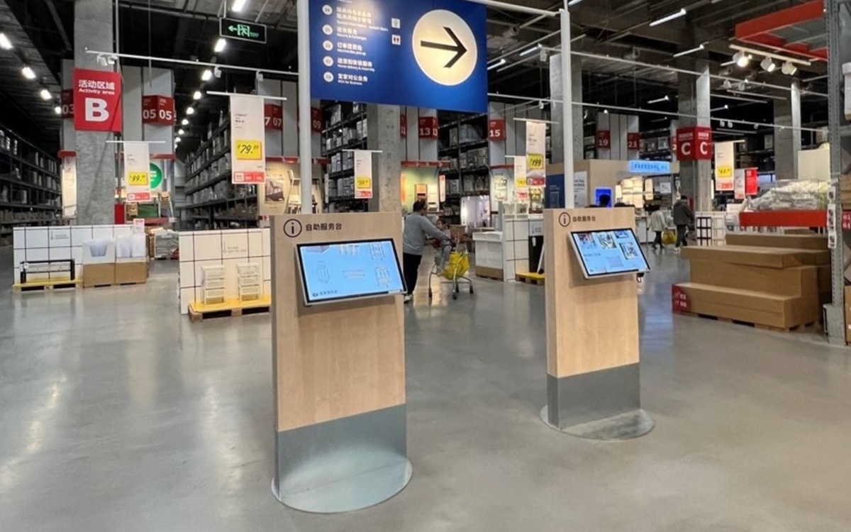 Ikea kiosk termials provide six-times more customer engagement (Image: Ikea)