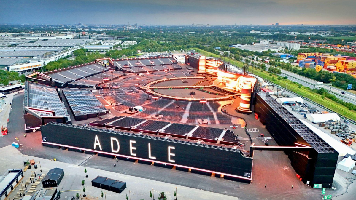 Event service provider Solotech is behind the giant LED in the Adele Arena, having placed a record order for it. (Photo: Messe München)