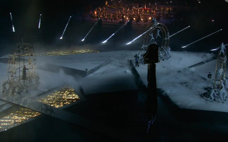 The closing ceremony of the Olympic Games in Paris (Photo: ZDF/Screenshot)