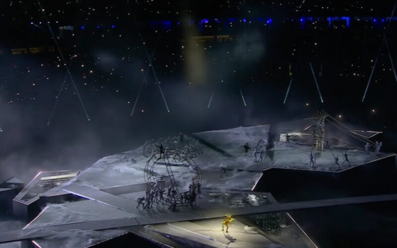 The closing ceremony of the Olympic Games in Paris (Photo: ZDF/Screenshot)