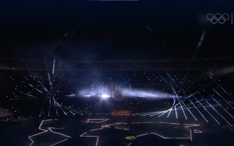 The closing ceremony of the Olympic Games in Paris (Photo: ZDF/Screenshot)