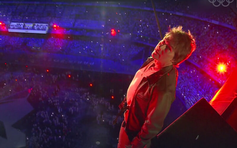 The closing ceremony of the Olympic Games in Paris (Photo: ZDF/Screenshot)