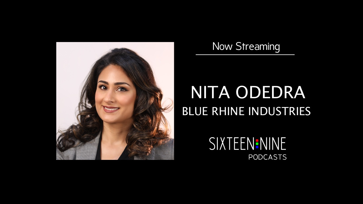 Dave Haynes interviewed Nita Odedra, Strategy Director at Blue Rhine Industries. (Photo: Sixteen:Nine)