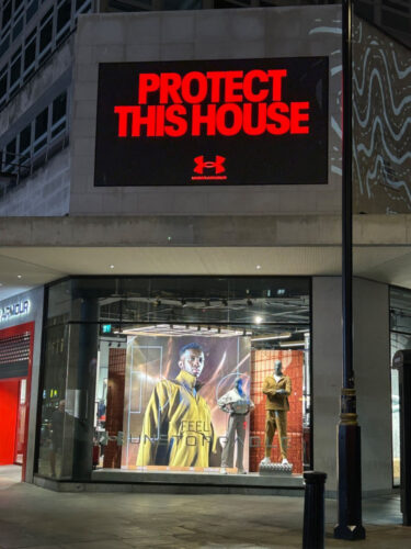 Under Armour on London's Oxford Street (Photo: LEDDREAM Group)