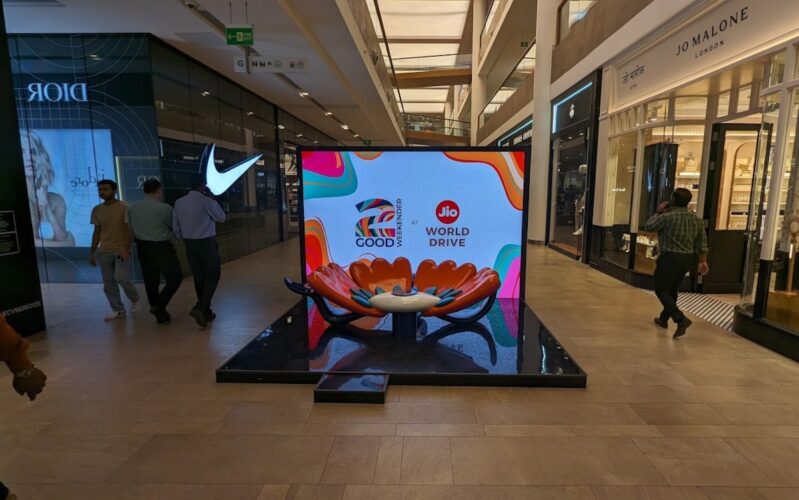 Jio World Drive Shopping Center in Mumbai (Image: invidis)