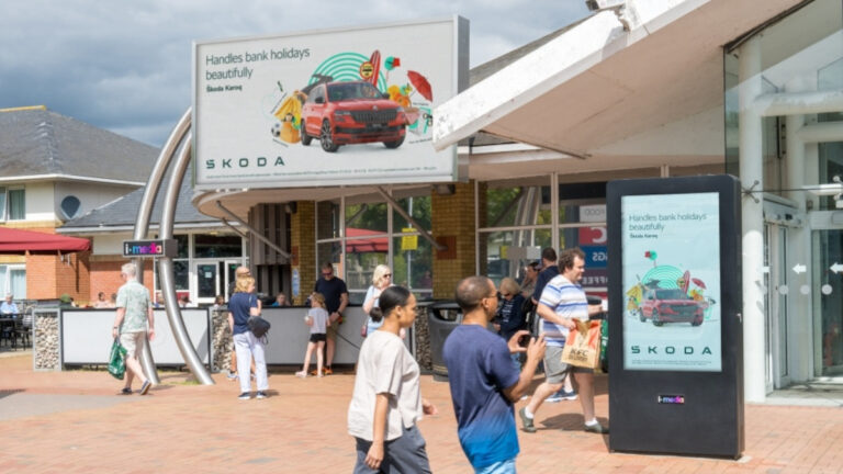 I-Media runs DooH displays at around 130 service stations in the UK. (Photo: I-Media)