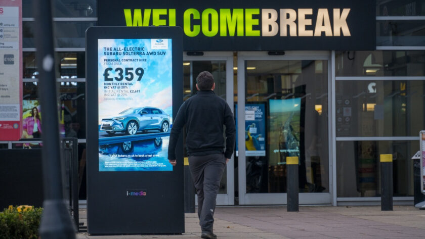 I-Media DooH at British service stations (Photo: I-Media)