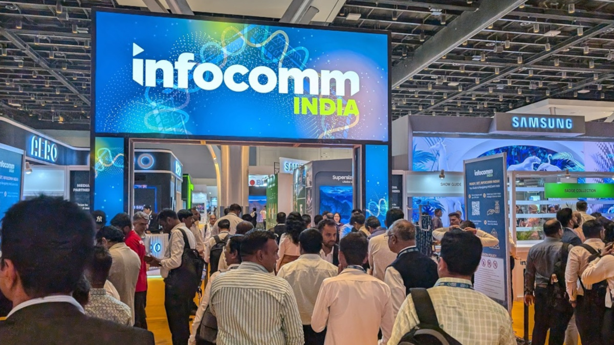 Infocomm India 2024 in Mumbai was the largest edition of the trade show to date. (Photo: invidis)