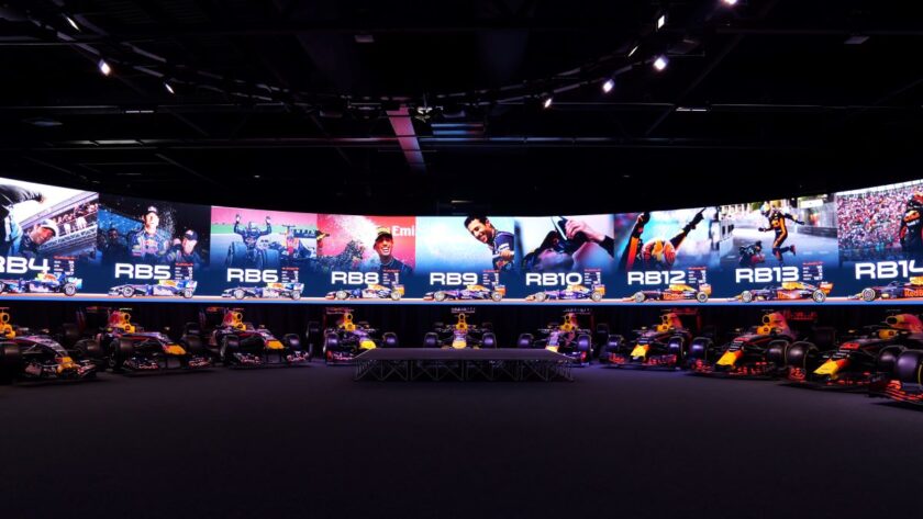 Philips LED wall at Red Bull Racing Technology Campus (Photo: PPDS)