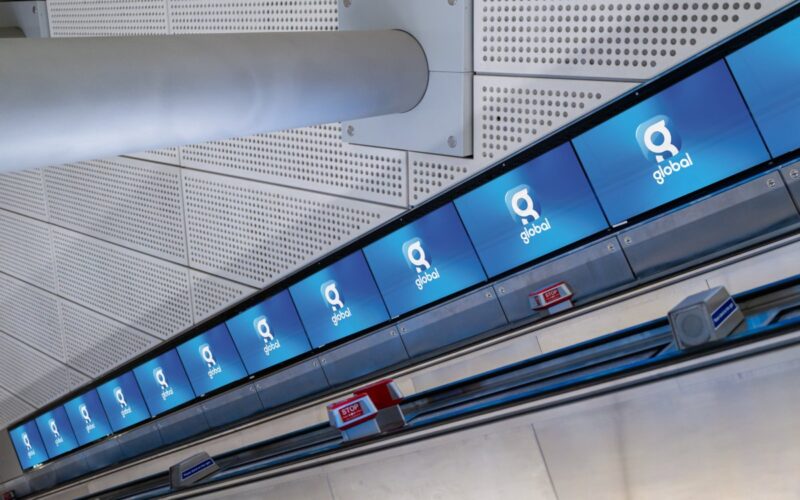 DooH in London's Elizabeth Line (Photo: TfL)