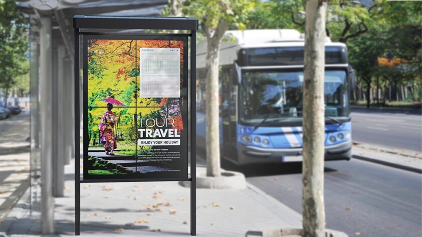 Sharp Outdoor E-Poster based on EPD (Image: Sharp)