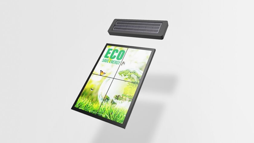 Sharp Outdoor E-Poster based on EPD (Image: Sharp)