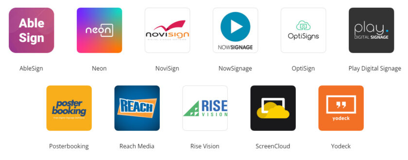 Amazon's CMS software partners (Photo: Amazon)