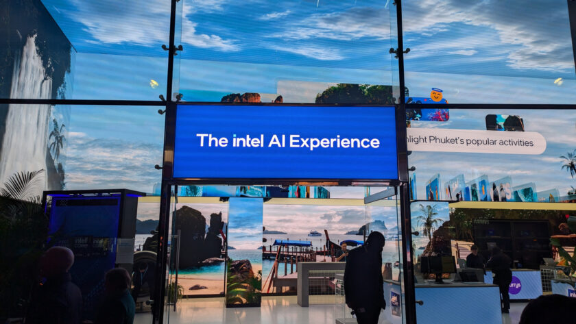 Intel's AI experience at Future Stores (Image: invidis)