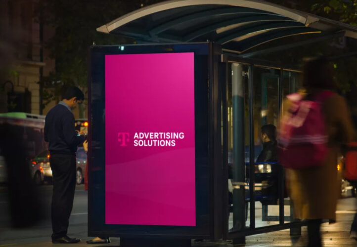 Through T-Mobile Advertising Solutions, T-Mobile has already been active as DooH marketer. (Image: T-Mobile)