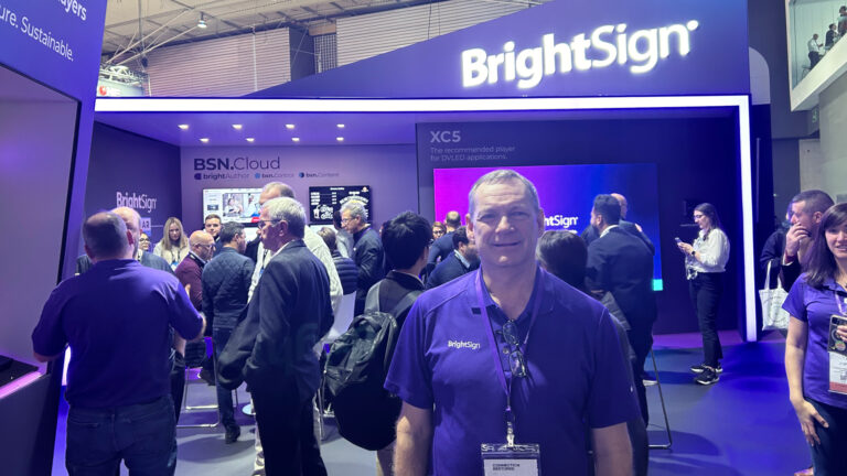 Jeff Hastings, founder of Brightsign, spoke to invidis at ISE 2025. (Image: BrightSign)