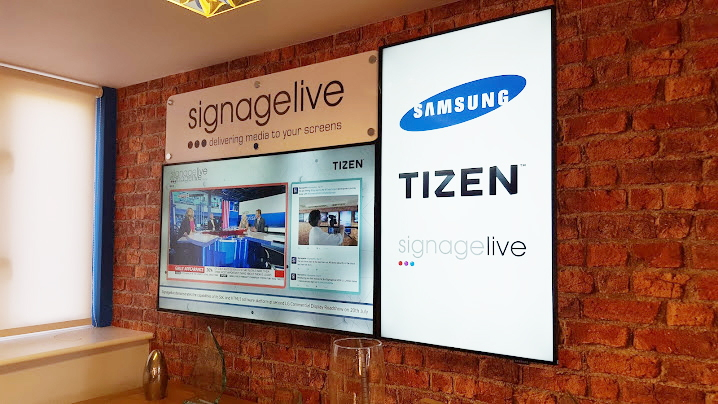 First Tizen Generation with signageLive (Image: Samsung)