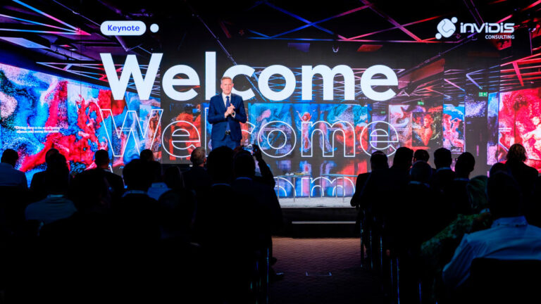 Florian Rotberg from invidis opening DSS Europe 2025 (Image: invidis)