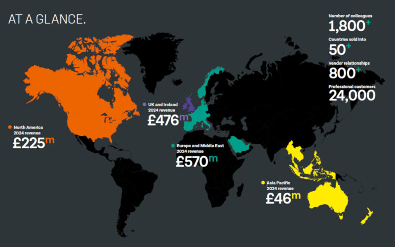Global Footprint of Midwich (Image: Midwich)