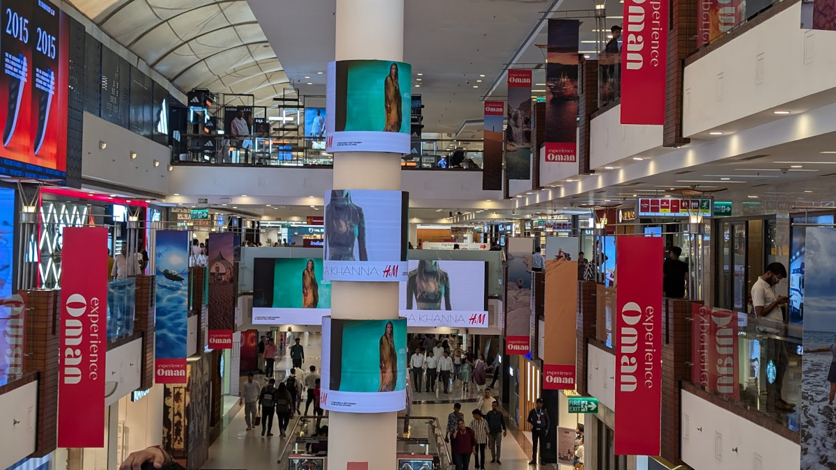 Skycom India DooH in Delhi (Image: invidis)