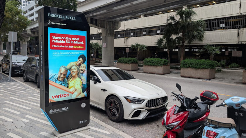 IKE Kiosks in Miami (Image: invidis)