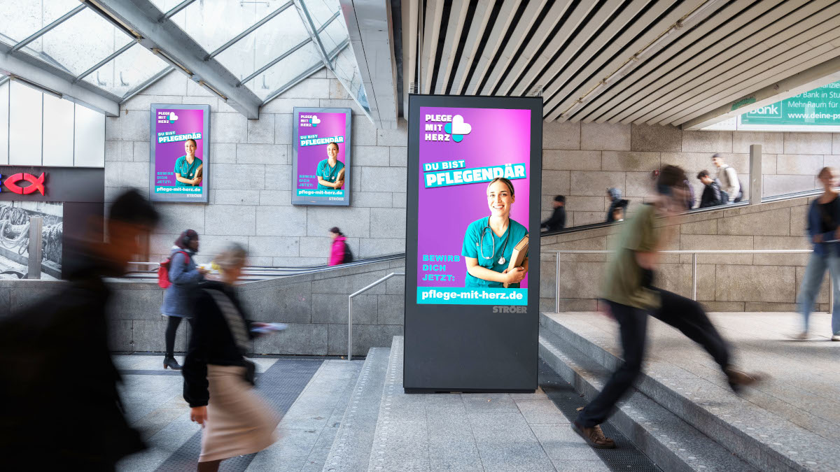 Ströer's DooH inventory achieves record sales in the first half of 2025. (Image: Wilfried Müller-Sieslak)