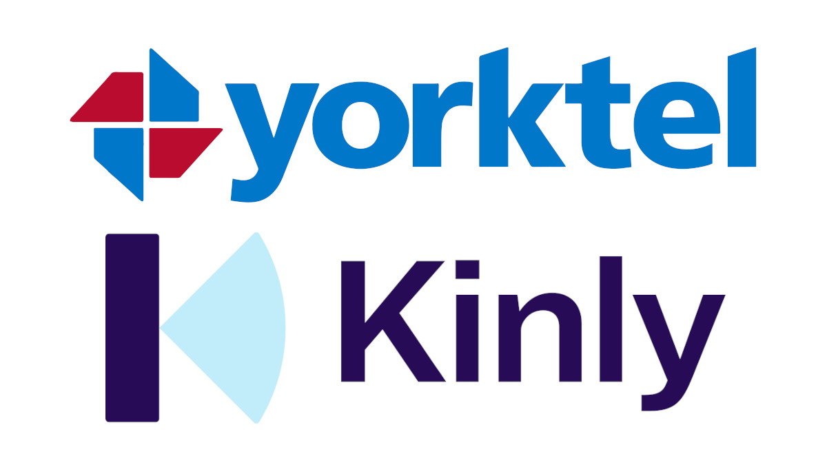 Yorktel and Kinly merge into one company. (Logos: Yorktel; Kinly)