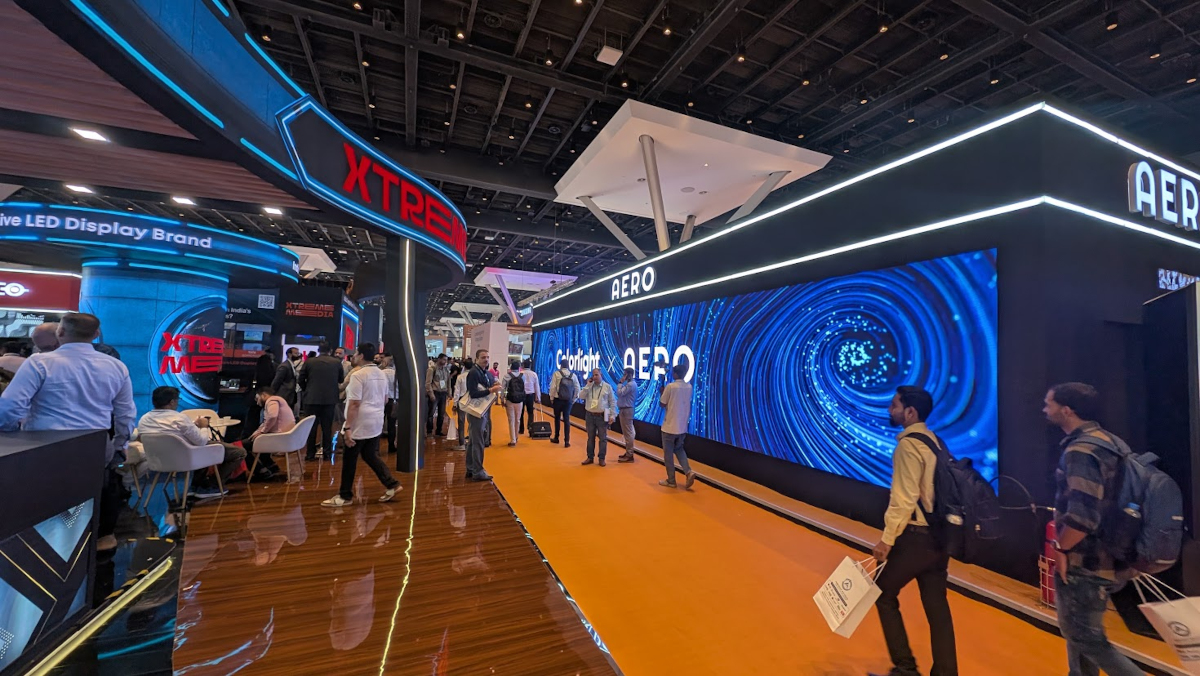 India's LED leaders at Infocomm India 2025 (Image. invidis)