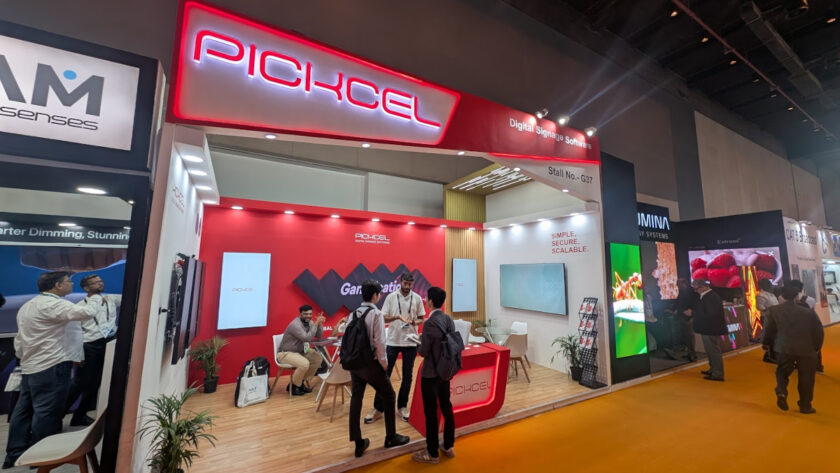 Pickcel at Infocomm India (Image: invidis)