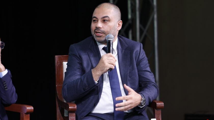 Issa Makhamreh of Navori at Infocomm India (Image: IC Asia)