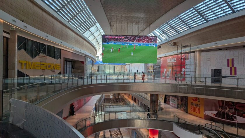 Skycom DooH at Elegante mall in Delhi (Image: invidis)
