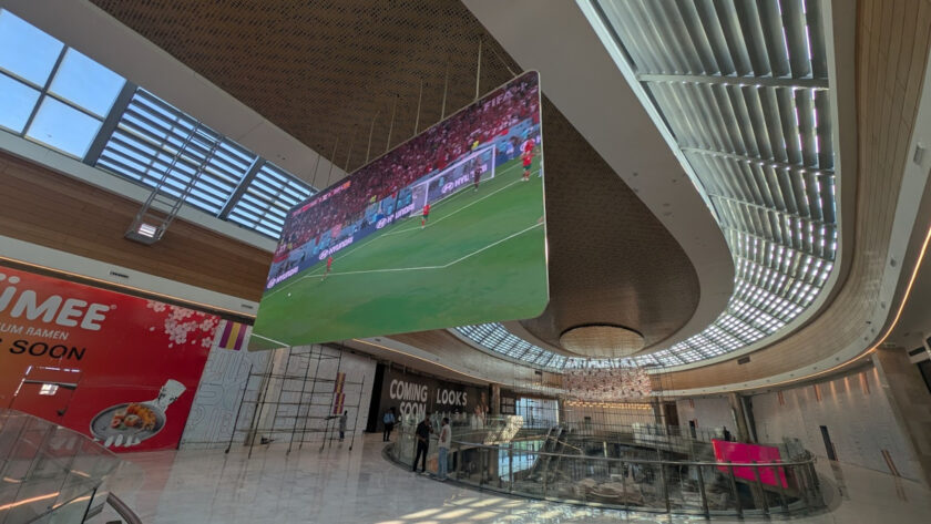 Skycom DooH at Elegante mall in Delhi (Image: invidis)