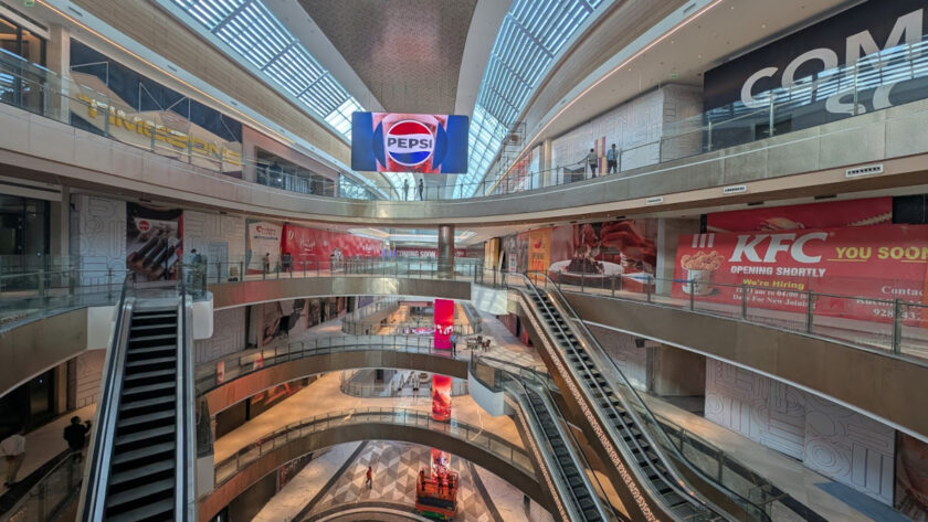 Skycom DooH at Elegante mall in Delhi (Image: invidis)