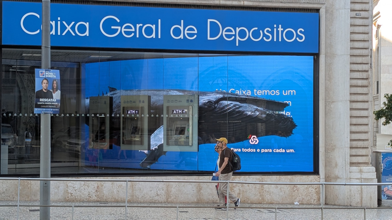 Whale in the Window - bank in Lisbon (Image: invidis)