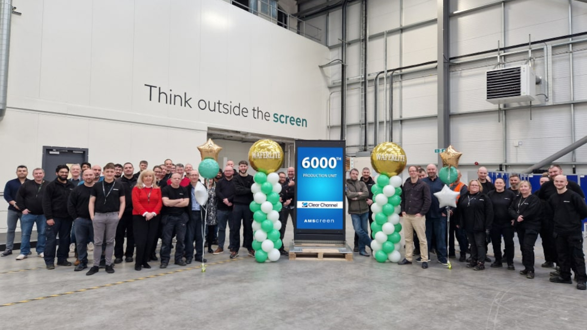 Amscreen delivered 6.000 screens to Clear Channel / Bauer (Image: Amscreen)