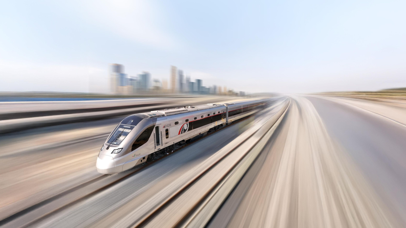 Etihad will launch passenger service in UAE in 2026 (Image. Etihad Rail)