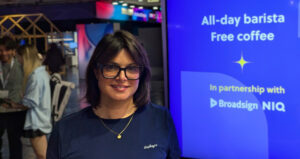 Displayce Co-Founder and CEO Laure Malergue at Dmexco 2025 (Picture: invidis)