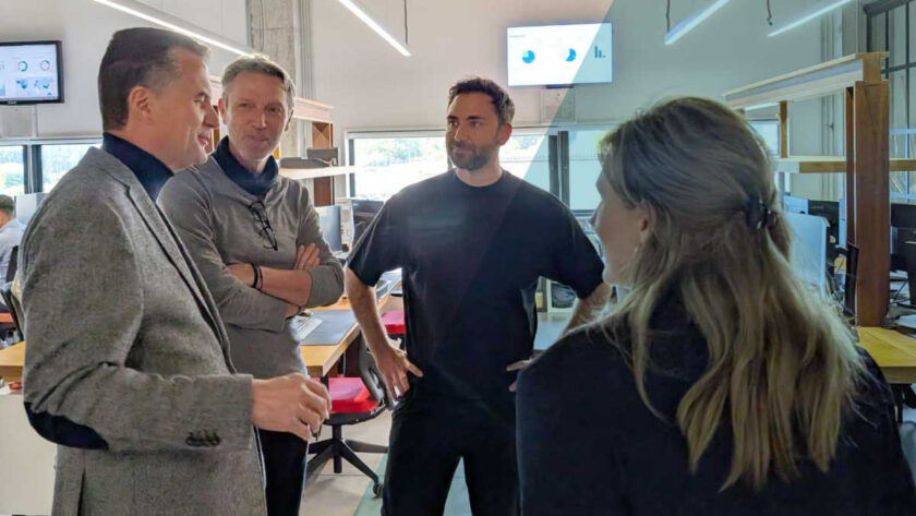 From left: Alberto Cáceres Tejedor (Trison), Helmut Pfeiler (Grassfish), Iman Nahvi (Advertima) und Paula Fustes Barcón (Trison) (Image: Advertima)