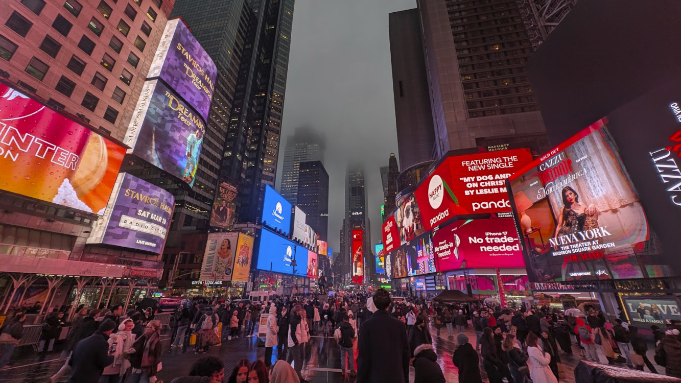 One Times Square LED in NYC (Image: invidis)